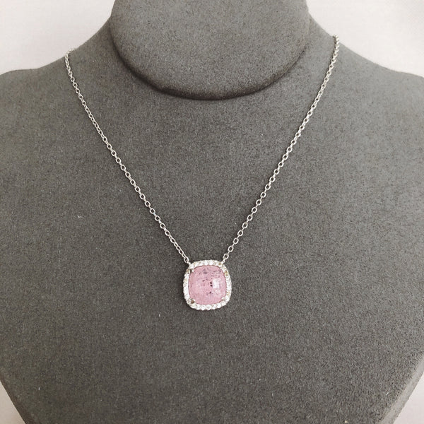PINK QUARTZ NECKLACE
