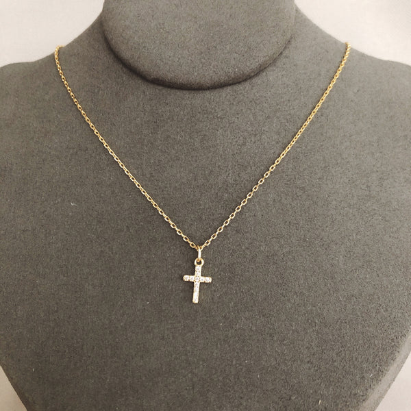 MINI CROSS NECKLACE