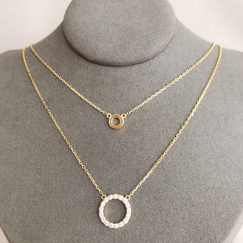 GOLDEN DOBLE LAYER NACKLACE