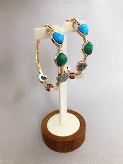 tz1349 ALMA MULTIQUARTZ EARRING