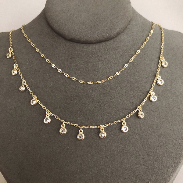 CRYSTAL DROPS DOBLE LAYER