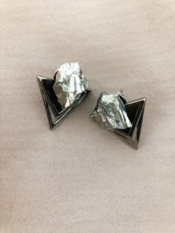 tz894 ORGANIC WOOD EARRING
