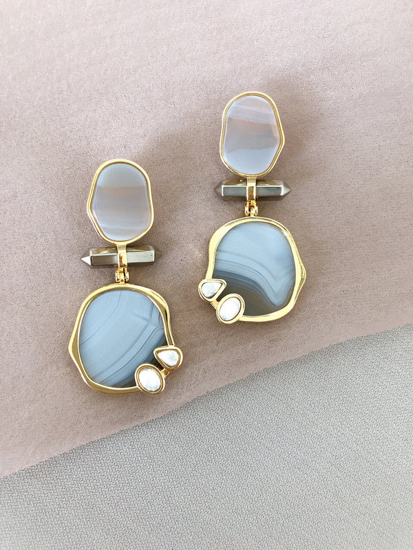 tz1165 ACQUARELLA ICONIC DOUBLE EARRINGS