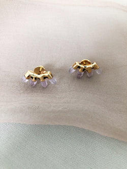tz1326B ICONIC QUARTZ EARRING