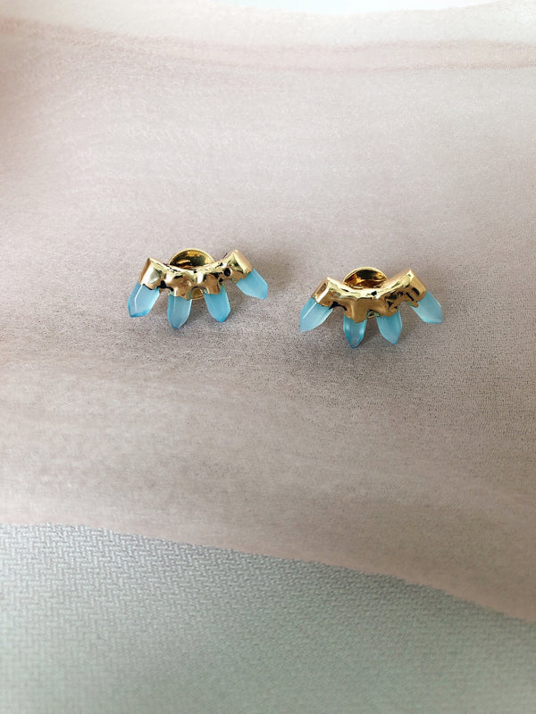 tz1326B ICONIC QUARTZ EARRING