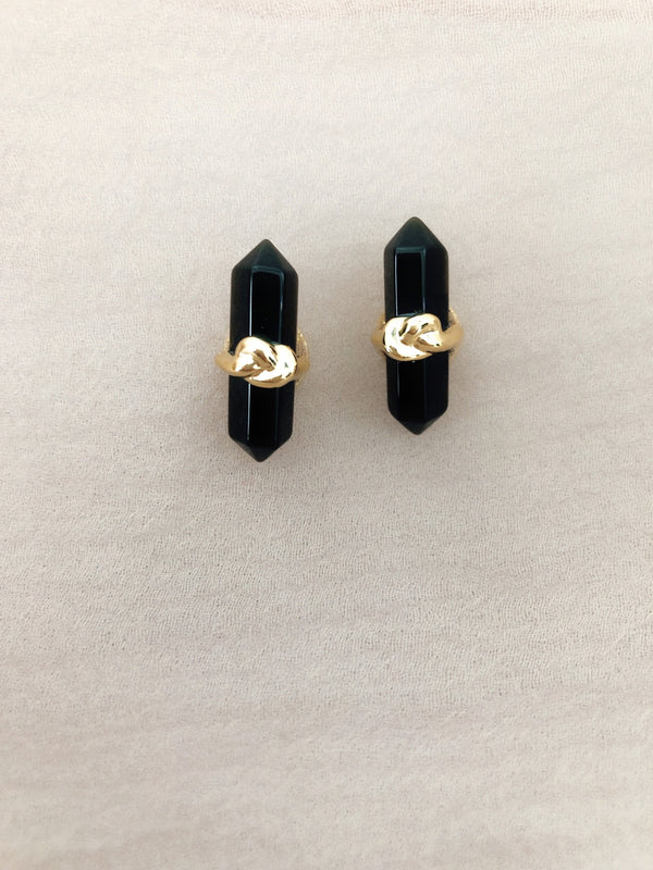 tz1309 NOT QUARTZ EARRING
