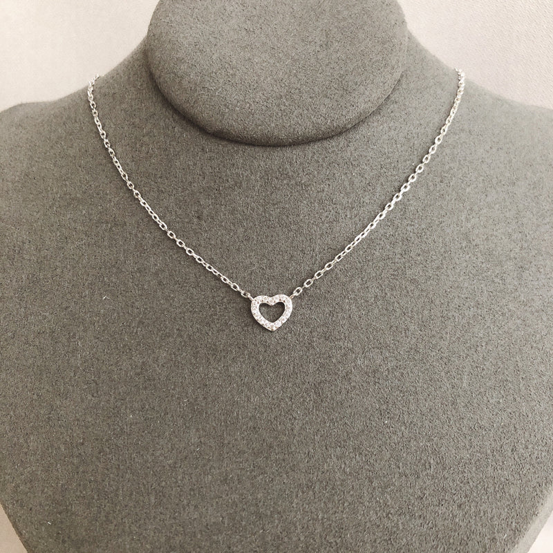 HEART NECKLACE & EARINGS