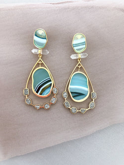 tz1167 AQUARRELLA Beaute EARRINGS