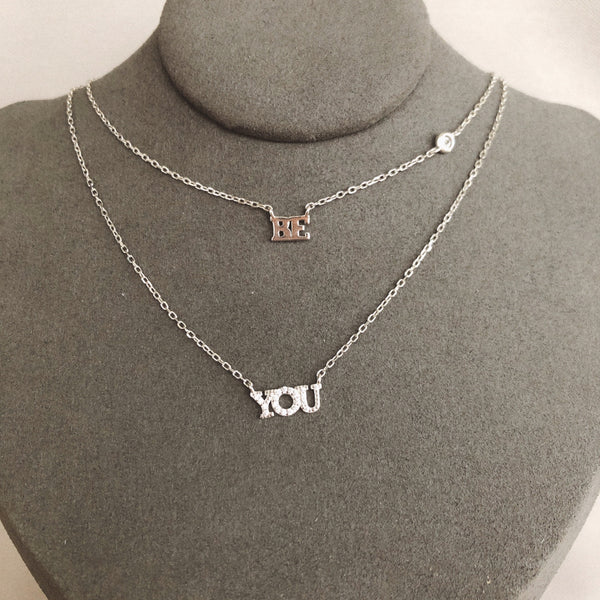 BE YOU DOBLE LAYER NACKLACE