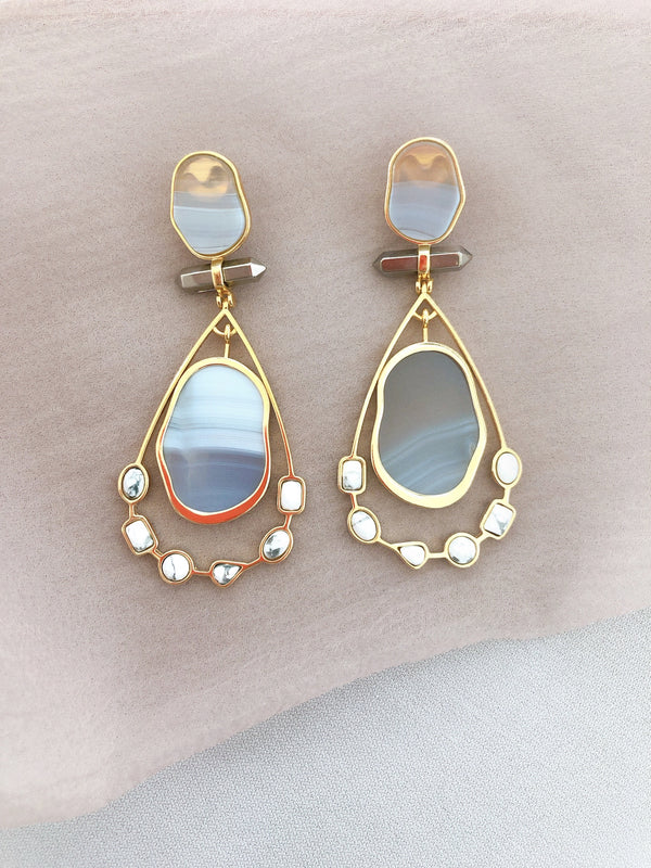 tz1167 AQUARRELLA Beaute EARRINGS