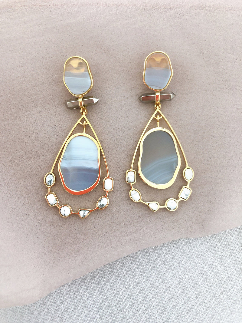 tz1167 AQUARRELLA Beaute EARRINGS