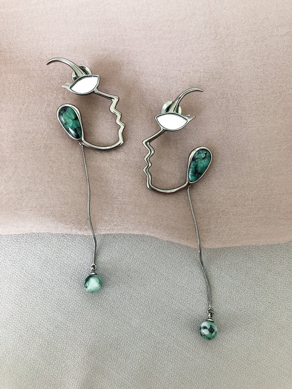tz1435 REFLEXO FACE EARRING