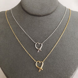 HEART BY HEART NECKLACE