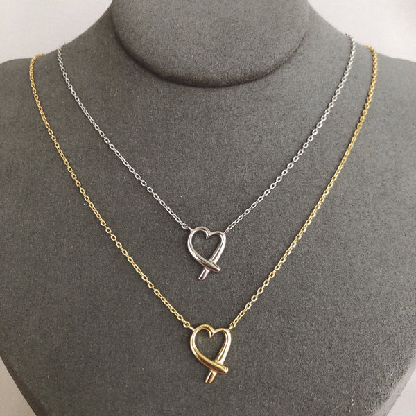 HEART BY HEART NECKLACE
