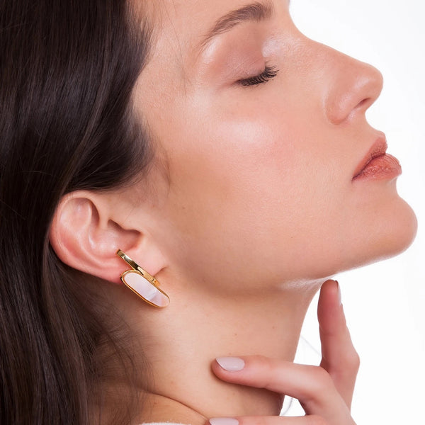 Tz1767 mother pearl earring