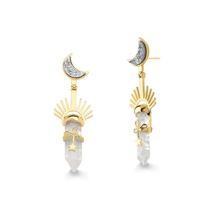 tz1558 Conexao cristal earing