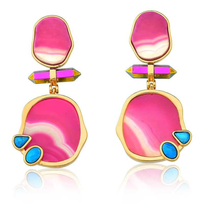 tz1165 ACQUARELLA ICONIC DOUBLE EARRINGS