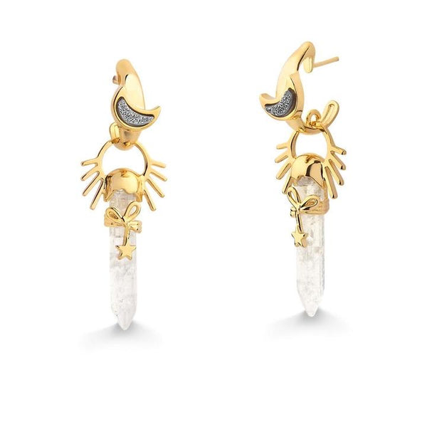tz1559 Conexao crystal earring