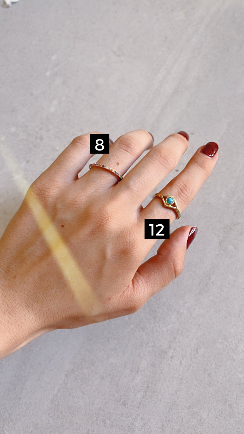 Anillos talla 6