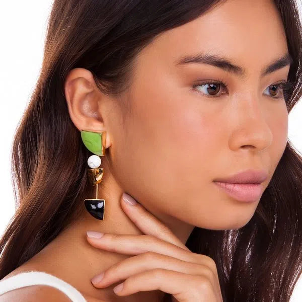 Tz1856 body earring green