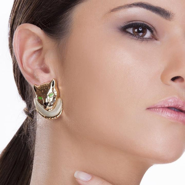 Jaguar earrings
